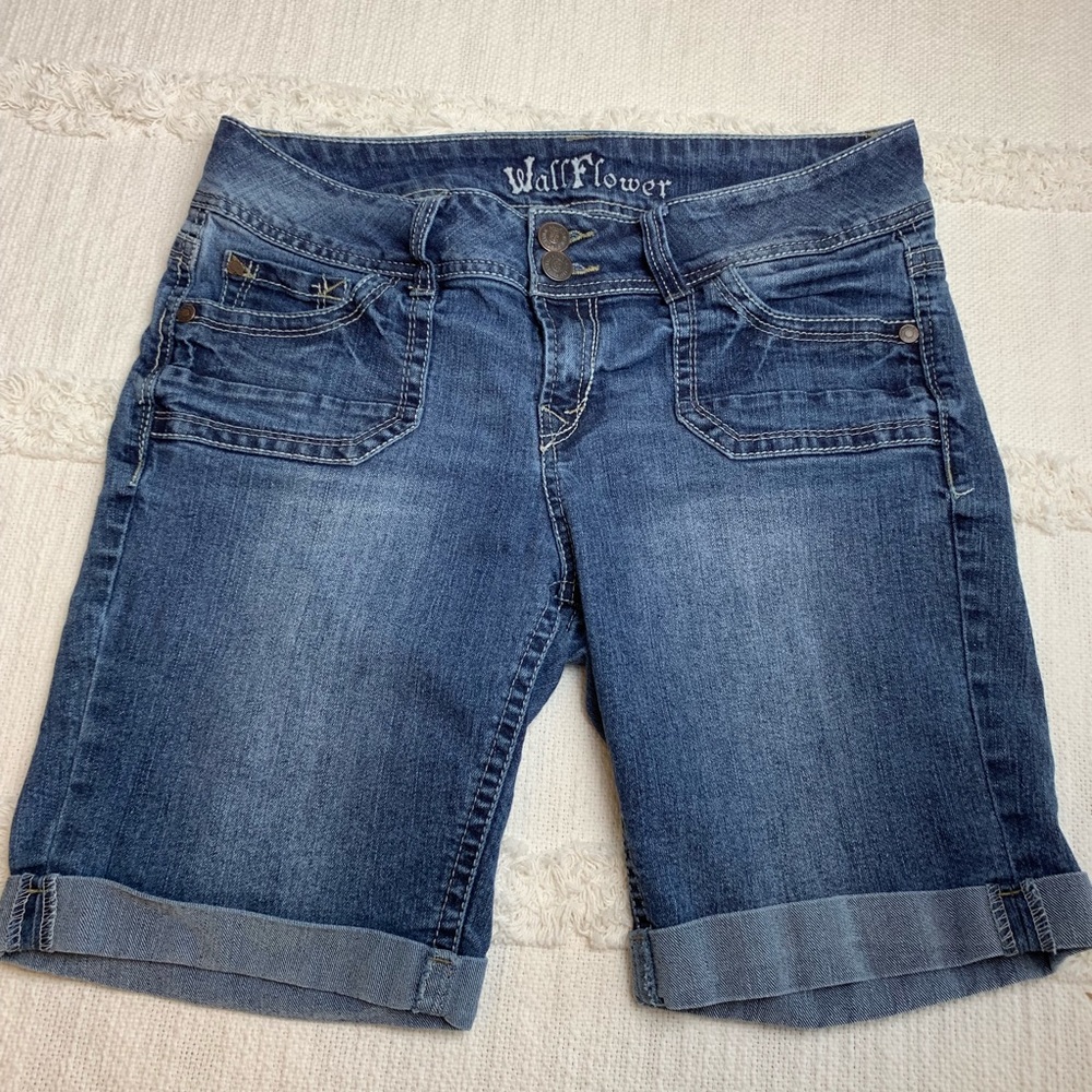 Wallflower Denim Shorts Juniors 13